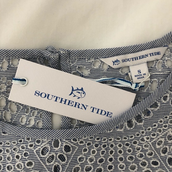 Southern Tide Katrina Eyelet Dress Small NWT - Picture 5 of 8